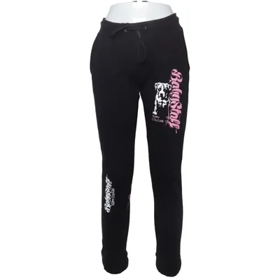 Sweatpants (Black, Pink) from Baby Staff Cotton, Polyester