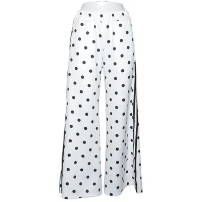 Pantalon patte d'éléphant (Blanc, Noir) de Free Style Élasthane, Polyester, Viscose