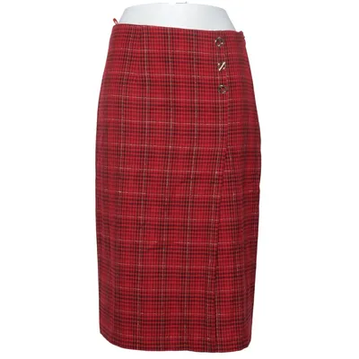 Nederdel (Rød, Sort) fra adL Elastan, Metallfiber, Polyester, Viscose