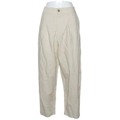 Chino (Beige) von Uniqlo Baumwolle, Leinen, Polyester, Viskose
