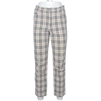 Byxor (Beige, Svart, Röd) från Burberry Bomull, Elastan