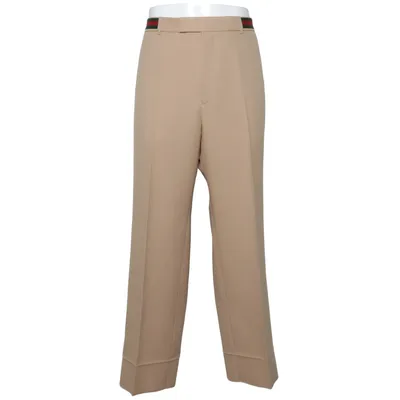 Jakkesætsbukser (Beige) fra Gucci Akryl, Bomuld, Polyester, Uld