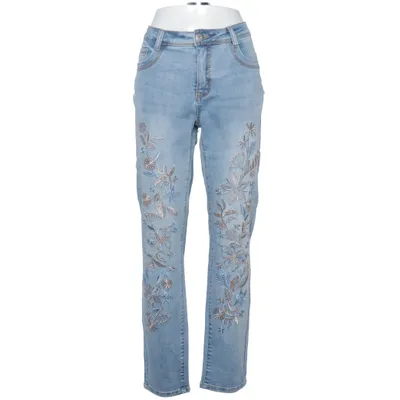 Jeans (Blau, Mehrfarbig) von Linea Tesini Baumwolle, Elasthan, Polyamid, Polyester, Viskose
