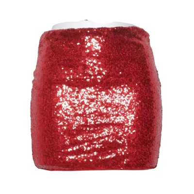 Skirt (Red) from L&S Elastane, Polyester