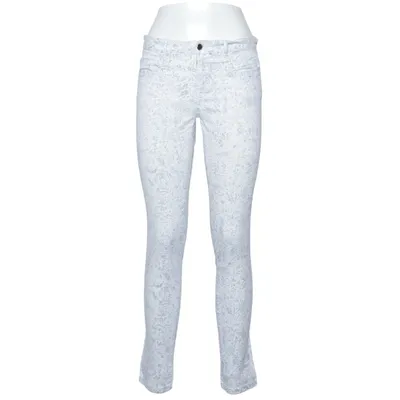 Jeans (White, Blue) from Zara Basic Denim