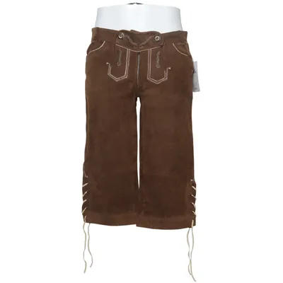 Lederhosen (Brun) från Spieth & Wensky Bomull, Skinn
