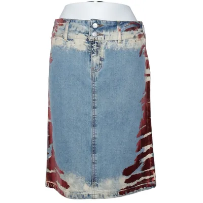 Jupe en jean (Bleu, Rouge, Multicolore) de Jigsaw Coton
