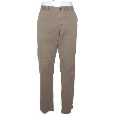 Chinos (Beige) från Alberto Bomull, Elastan, Skinn