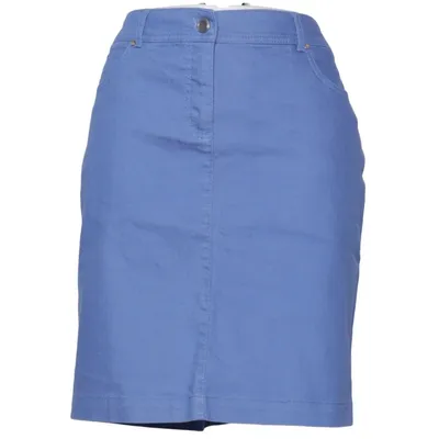 Jeansrock (Blau) von Basic Style Baumwolle, Elasthan, Polyester