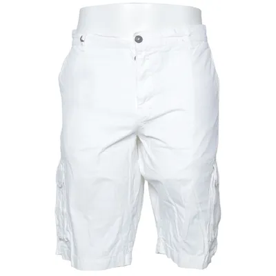 Cargo shorts (White) from 40 Weft Cotton