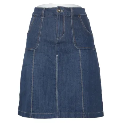 Jeansnederdel (Blå) fra Port Louis Bomuld, Elastan, Polyester