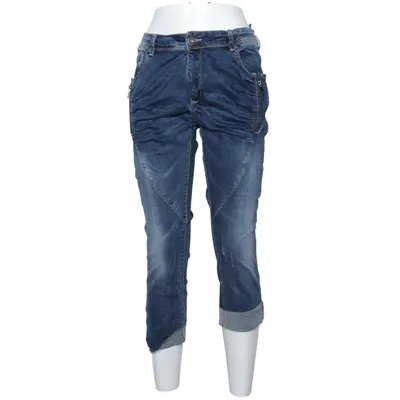 Jeans (Blå) från Mozzaar Bomull, Elastan