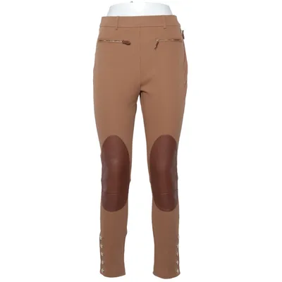 Ridbyxor (Brun) från Burberry Bomull, Elastan, Skinn, Polyamid, Viskos