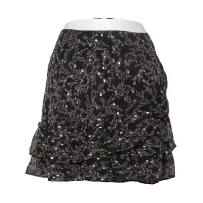 Skirt (Black, Gold) from Sézane Metallic fiber, Silk, Viscose