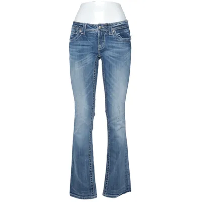Jeans (Blå) från Miss Me Bomull, Elastan
