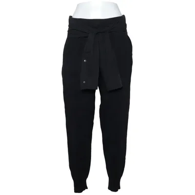 Pants (Black) from T by Alexander Wang Cotton, Elastane, Polyamide