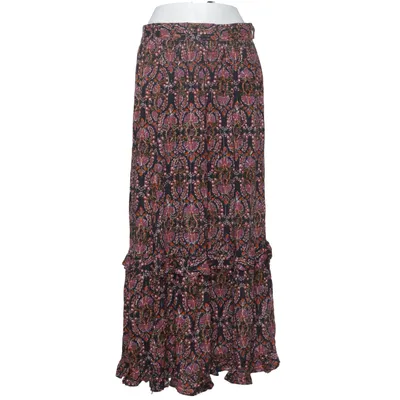 Maxi rok (Zwart, Roze, Meerkleurig) Metallvezel, Viscose