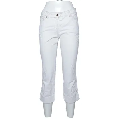 Jean (Blanc) de Alexander McQueen Coton, Élasthane