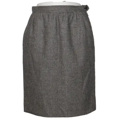 Skirt (Gray, Black) from Saint Laurent