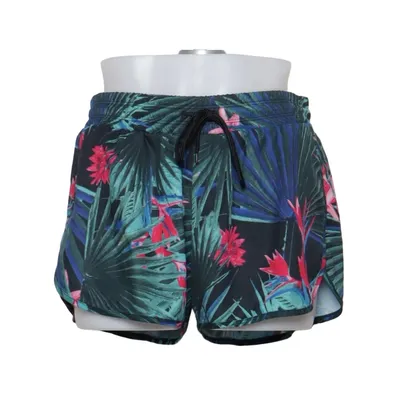 Trainingsshorts (Zwart, Meerkleurig) van Mango Sport Elastaan, Polyester