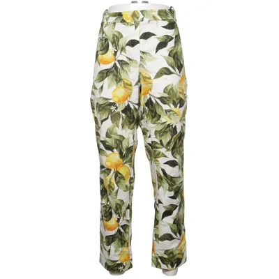 Broek (Groen, Meerkleurig) van H&M Trend Katoen, Polyester, Elastaan