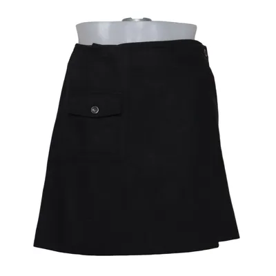 Jupe (Gris) de Cassis Polyester, Laine