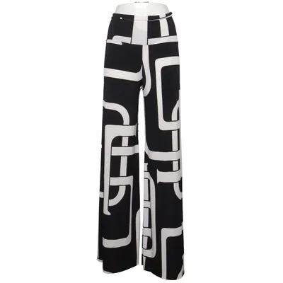 Palazzo pants (Black, White) from Elan Elastane, Polyester