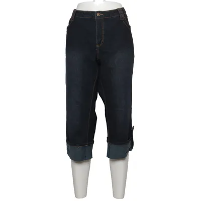 Three-quarter pants (Blue) from Early 20 Cotton, Elastane