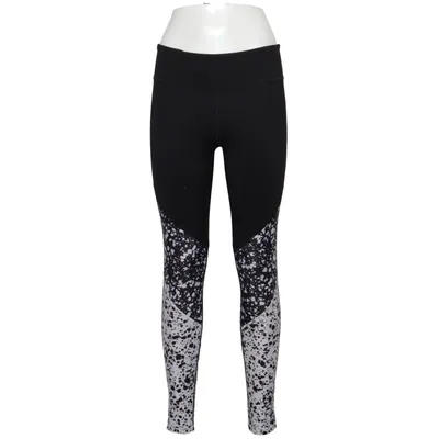 Sports tights (Black, White) from Fabletics Elastane, Polyester