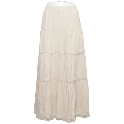 Långkjol (Beige) från Paola! Bomull, Viskos