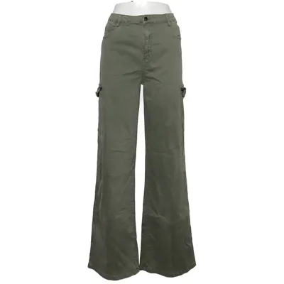 Cargo broek (Groen) van Zara Katoen, Elastaan