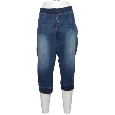 Trekvart bukser (Blå) fra Janina Denim Bomuld, Elastan, Polyester