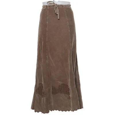 Jupe longue (Marron) de FRN Coton