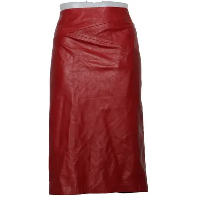 Leather skirt (Red) from Madeleine Acetate, Leather