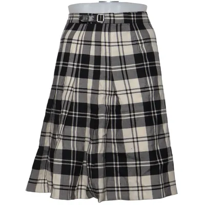 Skirt (Black, White) from Pringle of Scotland Wool