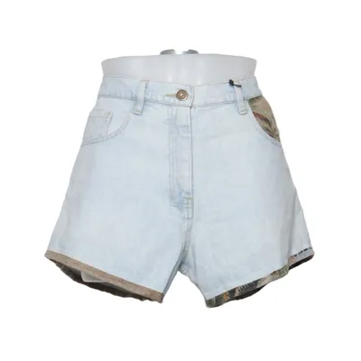 Denim shorts (Blauw) van Nanushka