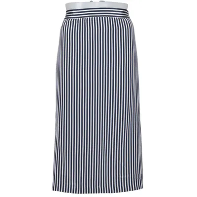 Nederdel (Blå, Hvid) fra Giorgia Netti Acetat, Polyester, Viscose
