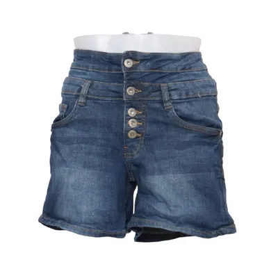 Denim shorts (Blauw) van Sublevel Katoen, Elastaan