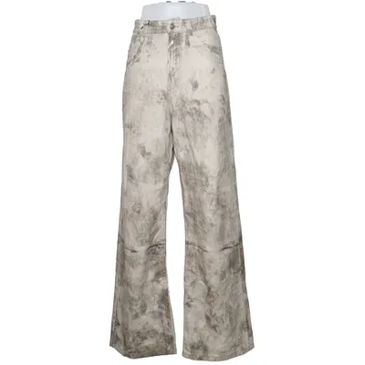 Jeans (Gray, White) from Zara Cotton