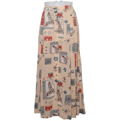 Maxi skirt (Beige, Multicolored) from Viventy Viscose
