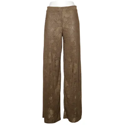 Pantalon patte d'éléphant (Marron) de Zara Polyester