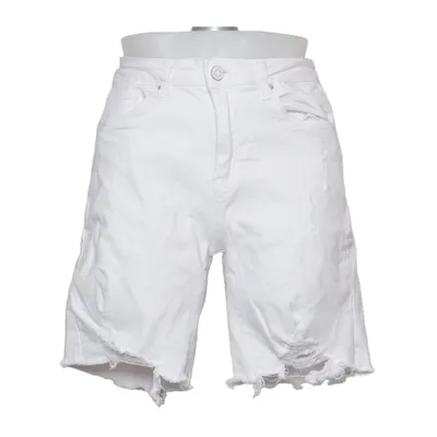 Denim shorts (Wit) van Redseventy Katoen, Elastaan, Polyester