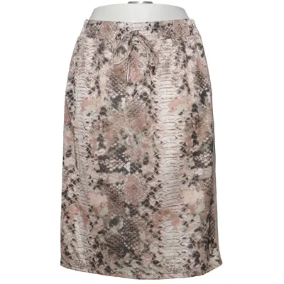 Jupe (Beige, Marron, Noir) de Perla Nera Élasthane, Polyester