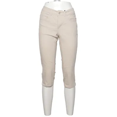 Driekwart broek (Beige) van Stehmann Katoen, Elastaan, Polyamide