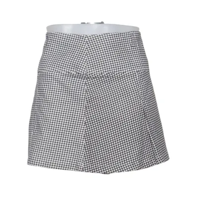 Jupe (Noir, Blanc) de Saix Coton, Élasthane, Polyester
