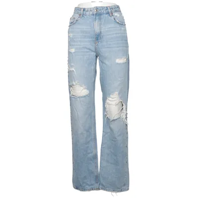 Jeans (Blue) from Bershka Denim Cotton