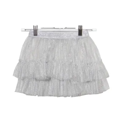 Jupe en tulle (Argent) de MarMar Copenhagen Coton, Fibre métallique, Polyester