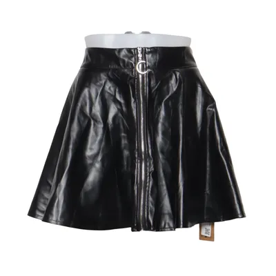 Lackrock (Schwarz) von Romwe Polyester