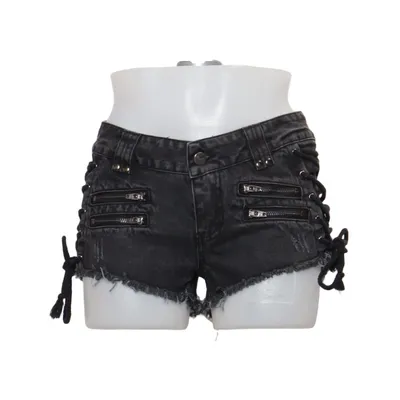 Denim shorts (Gray) from Queen of Darkness Cotton