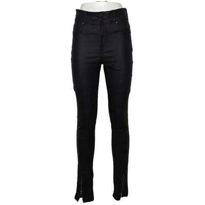 Leren broek (Grijs) van ONLY Polyurethaan, Viscose